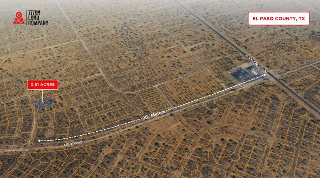 0.51 Acres • Near Montwood & North Ascencion Rd • Land for Sale in El Paso County, Texas • TX0020