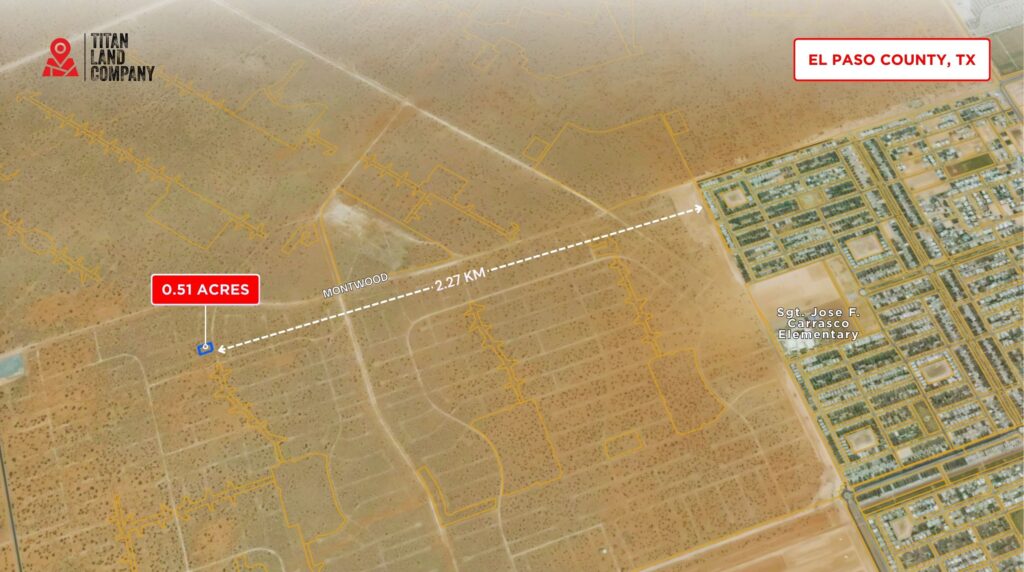 0.51 Acres • Near Montwood & North Ascencion Rd • Land for Sale in El Paso County, Texas • TX0020