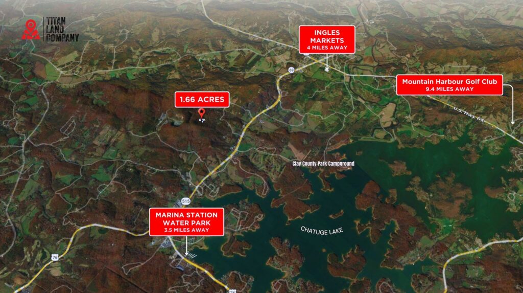 1.66 Acres • Wooded Mountain Homesite • Land for Sale in Clay County, North Carolina • NC0001