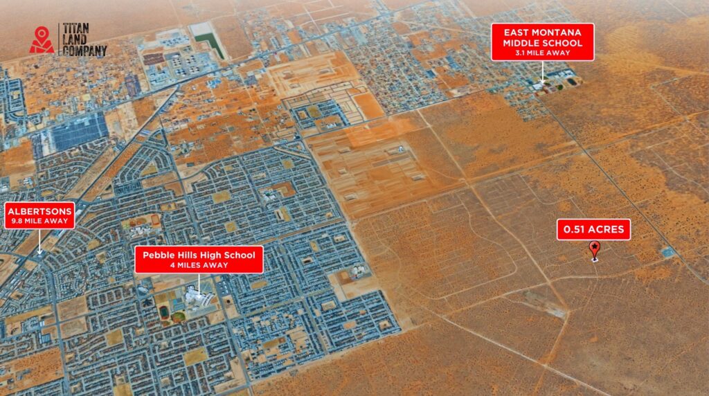 0.51 Acres • Near Montwood & North Ascencion Rd • Land for Sale in El Paso County, Texas • TX0020