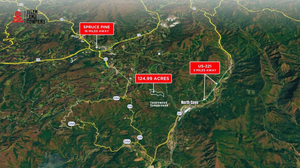 124.99 Acres • Rare Large-Acreage Secluded Mountain Land with Creek • Land for Sale in McDowell County, North Carolina • NC0002