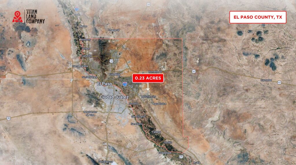 0.23 Acres • Near John Hayes/Berryville Expansion • Land for Sale in El Paso County, Texas • TX0019