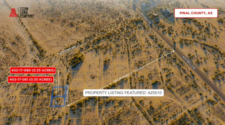 0.32 Acres • No HOA + Future Growth Area Near I-10 • Land for Sale in Pinal County, Arizona • AZ0010