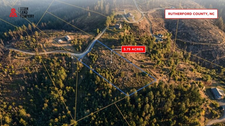 5.75 Acres • Mountain Community Setting • Land for Sale in Rutherford County, North Carolina • NC0004