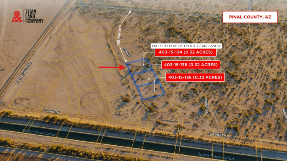 0.32 Acres • No HOA + Future Growth Area Near I-10 • Land for Sale in Pinal County, Arizona • AZ0012