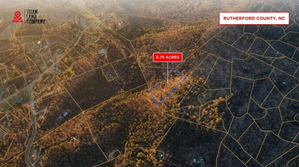 5.75 Acres • Mountain Community Setting • Land for Sale in Rutherford County, North Carolina • NC0004