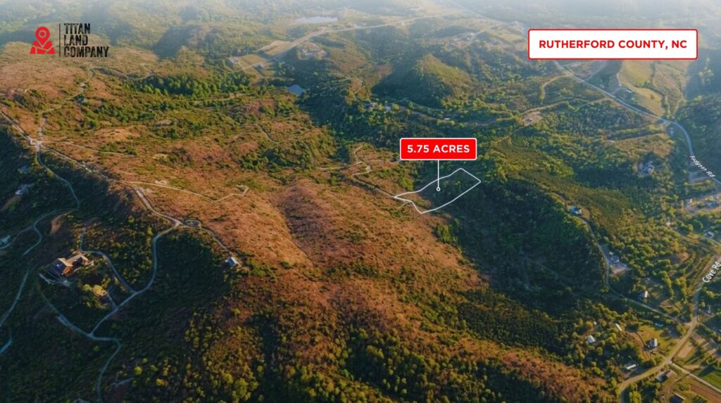 5.75 Acres • Mountain Community Setting • Land for Sale in Rutherford County, North Carolina • NC0004