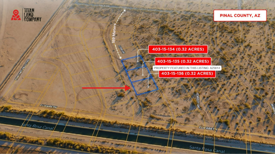 0.32 Acres • No HOA + Future Growth Area Near I-10 • Land for Sale in Pinal County, Arizona • AZ0014